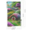 (40*70cm)House - Full Round Drill Diamond Painting