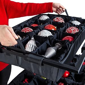 Acid-free removable ornament storage tray
