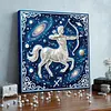 Framed Sagittarius - Pearls Painting Kit DIY Diamond Painting Pearl Dot Crafts 25*25CM
