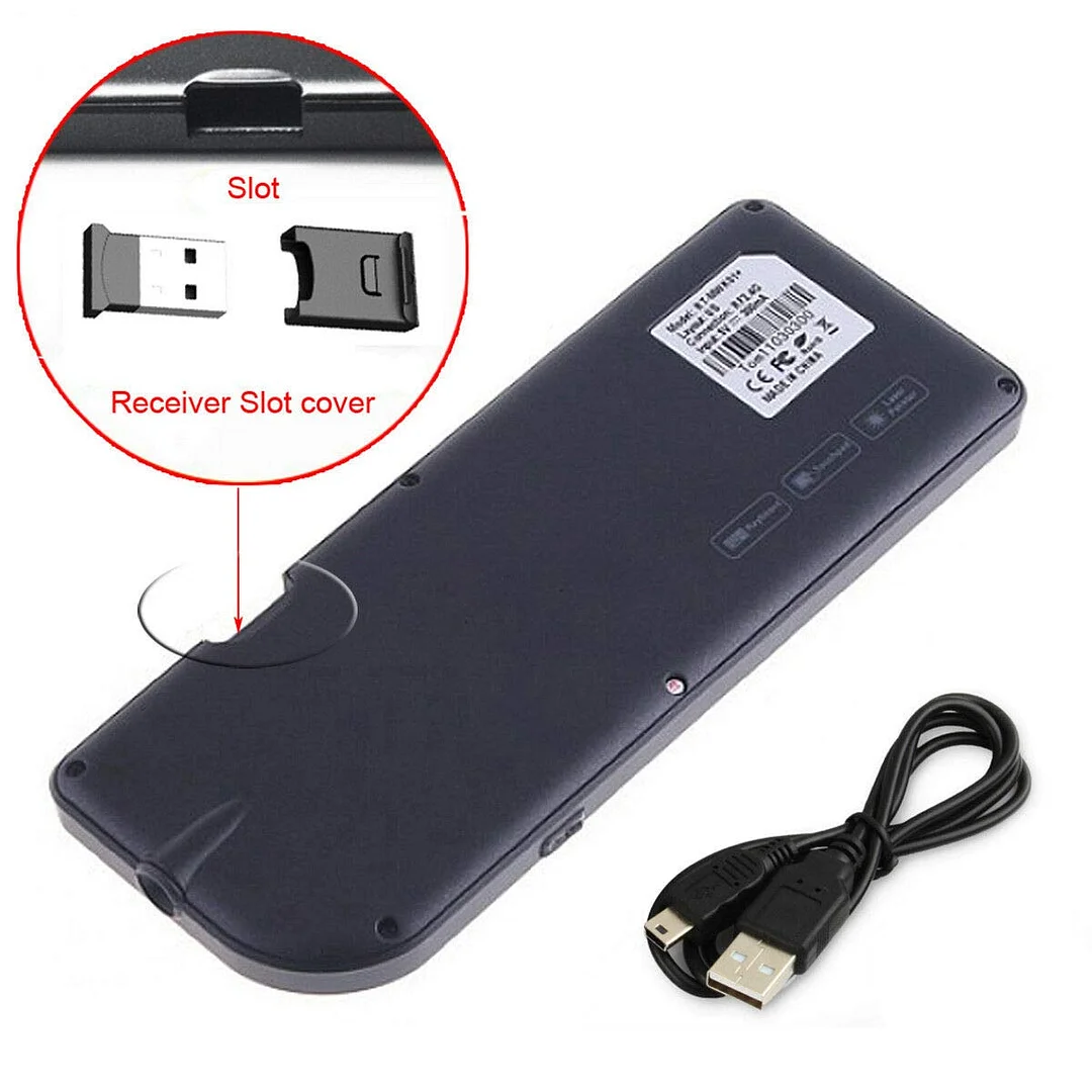 RII K02+ Wireless Bluetooth With laser Mini Keyboard