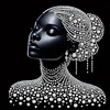Pearl Lady - Crystal Rhinestone Diamond Painting