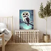 Diamond Painting-DIY Full Round Drill Owl