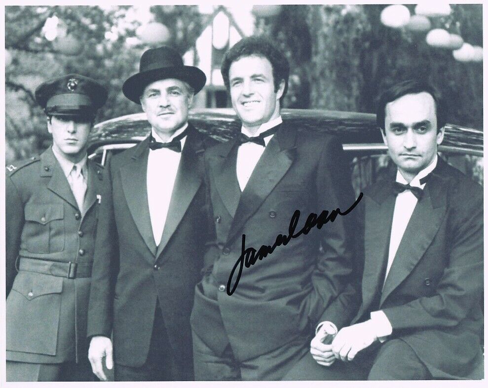 JAMES CAAN signed THE GODFATHER 8x10 w/ coa MARLON BRANDO AL PACINO CORLEONE MEN