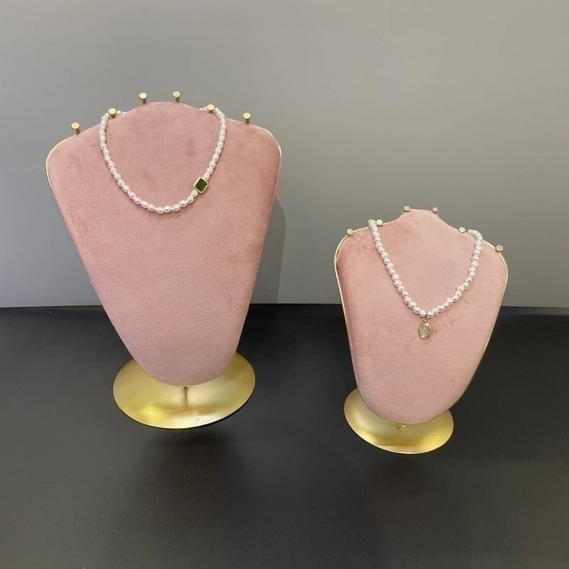 Casual Solid Color Metal Jewelry Rack