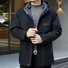 🔥Offre sp&eacute;ciale &agrave; dur&eacute;e limit&eacute;e : 50 % de r&eacute;duction🔥 Parka d'hiver &agrave; capuche pour homme avec doublure en fausse fourrure