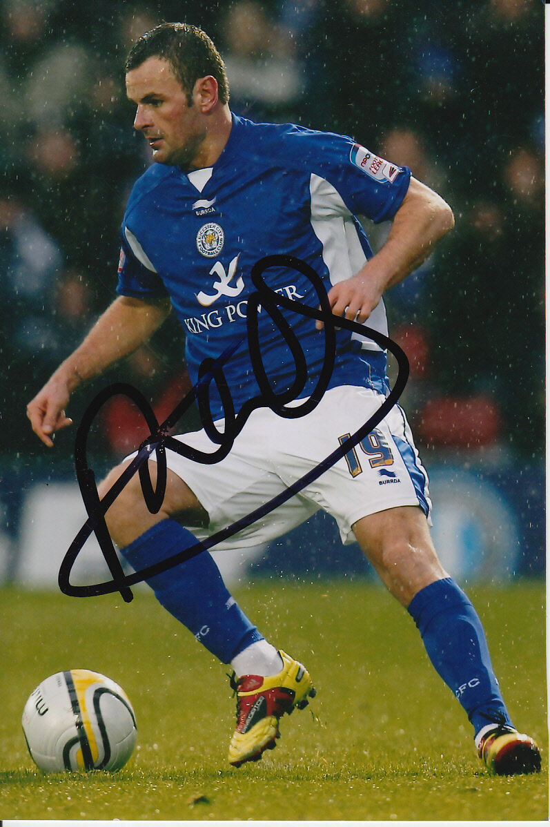 LEICESTER CITY HAND SIGNED RICHIE WELLENS 6X4 Photo Poster painting 8.