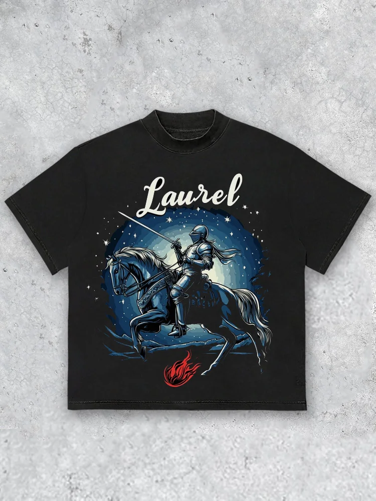 Moonlight Knight Pure Cotton Short Sleeved T-shirt