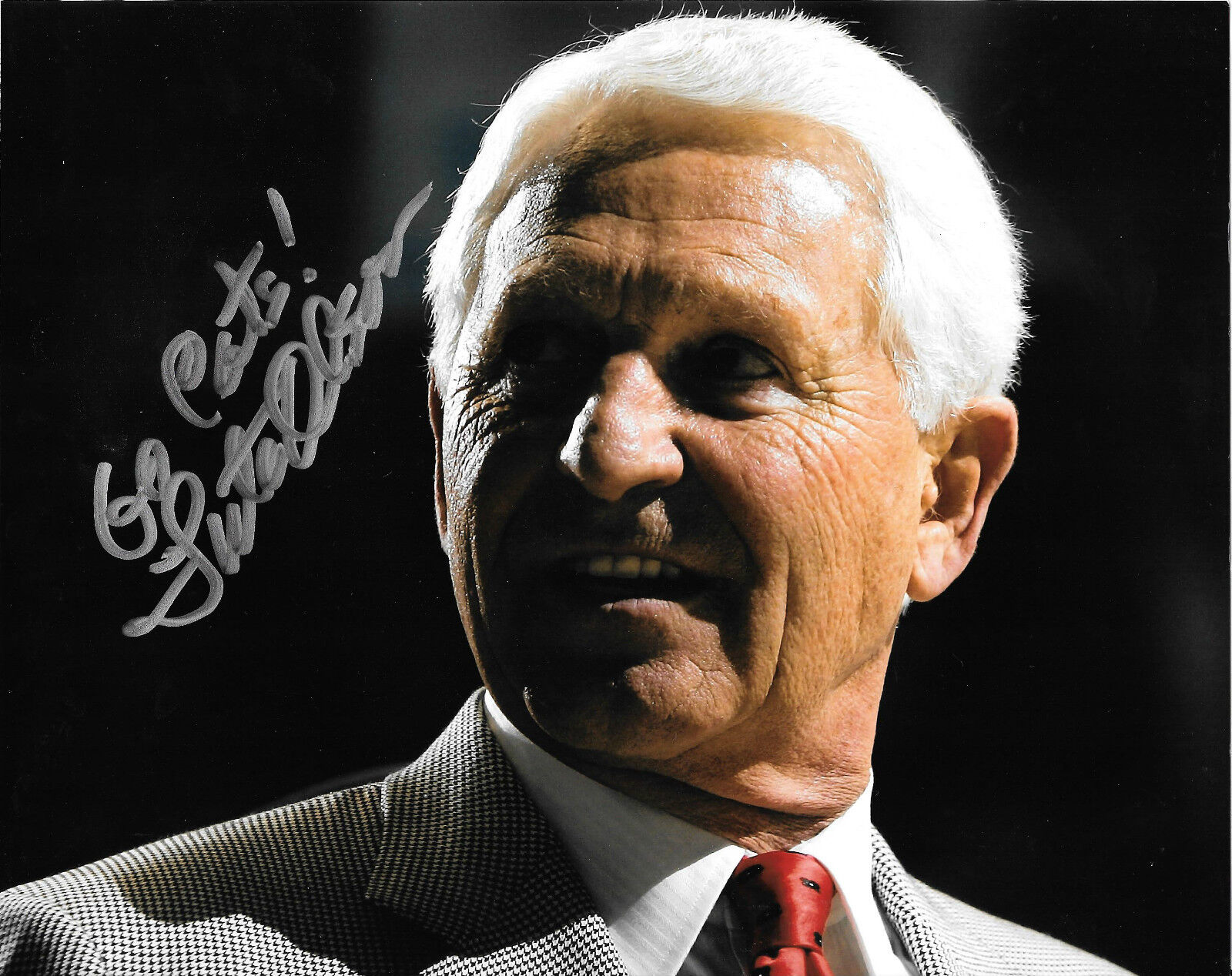 GFA University of Arizona * LUTE OLSON * Signed 8x10 Photo Poster painting L8 COA