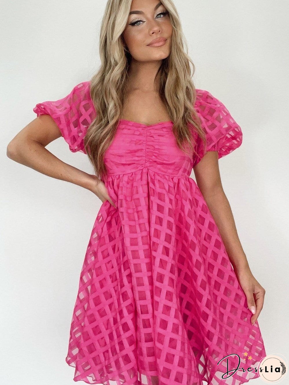 Sweetheart Neckline Mini Dress