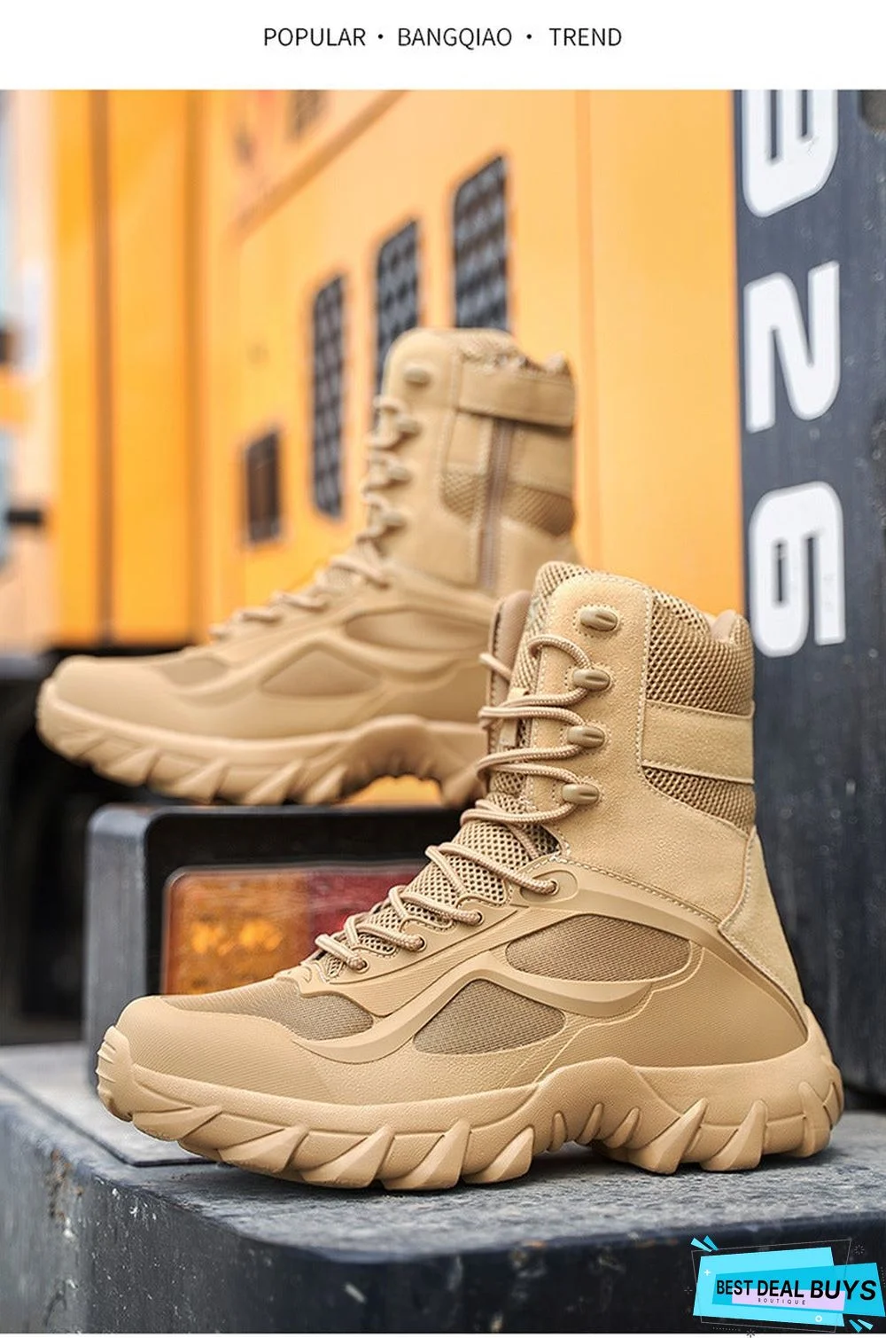 Men's High Martin Boots Ultralight Tooling Outdoor Men's Boots