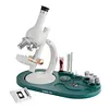 Student Optical Microscope 40X-1600X Magnification With Microscope And a Lot of Lab Equipment