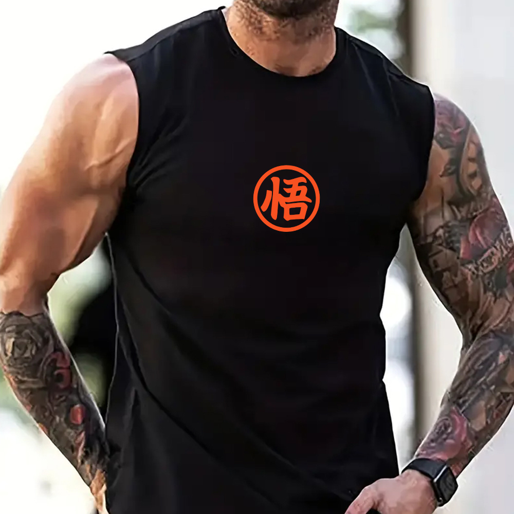 Casual Goku Anime Printed Vest