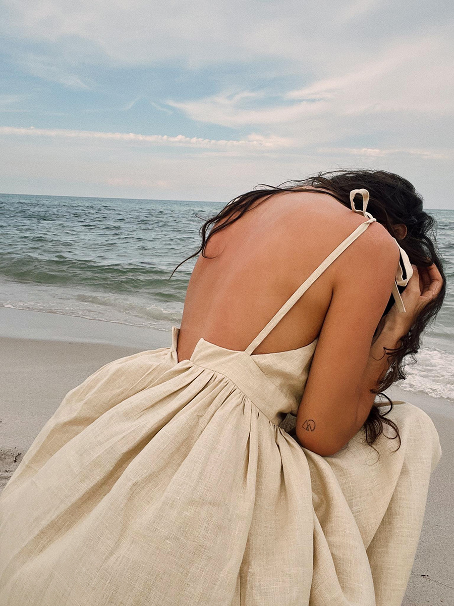Ootddress Lace-Up Backless Elegant Long Dress Female High Waist Solid Fashion Halter Dresses Holiday Beach Slim Bandage Maxi Dress