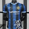 Player Version 2025-2026 Inter Milan Black and Blue  with Snake DesignShirt