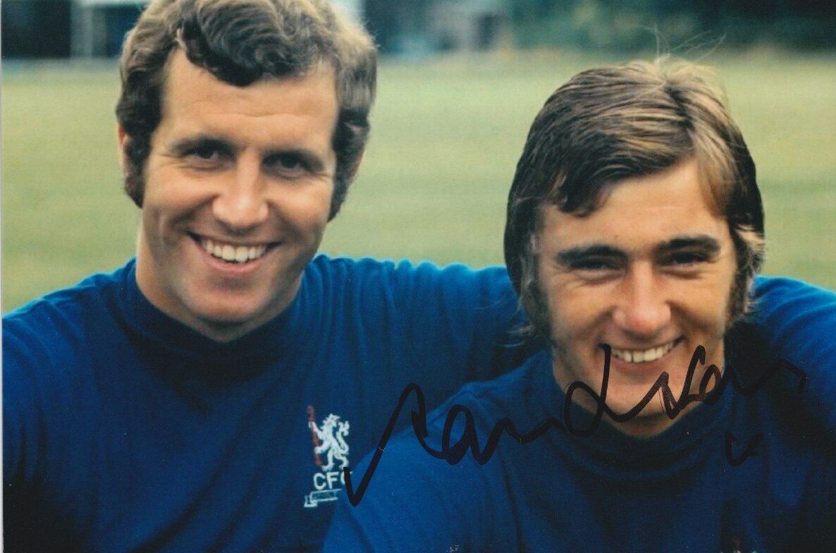 ALAN HUDSON HAND SIGNED 6X4 Photo Poster painting - CHELSEA AUTOGRAPH - FOOTBALL 1