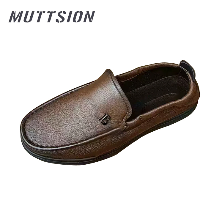 MUTTSION Genuine Leather Breathable Soft-top and Light-soled Business Casual Foldable Packable Loafers MUTTSION.COM MUTTSION