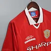 1999-2000 Retro Manchester United European Home Football Shirt 1:1 Thai Quality