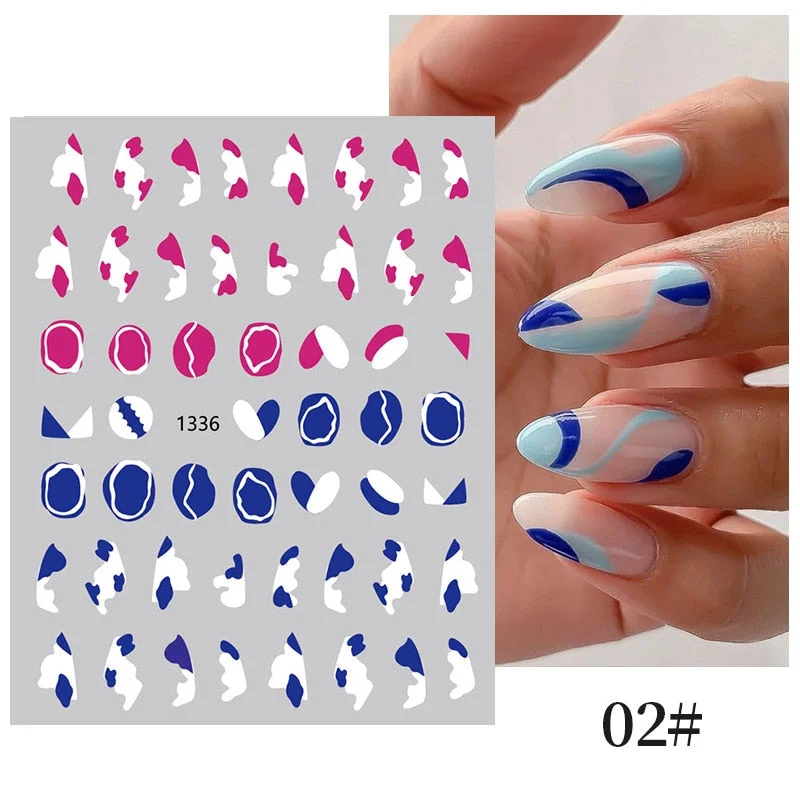 1Pc 3D Halloween Nail Stickers Anime Joker Spider Snake Sliders Nail Art Stickers Adhesive Christmas Decals Snowflake Decor-Nail Inspo