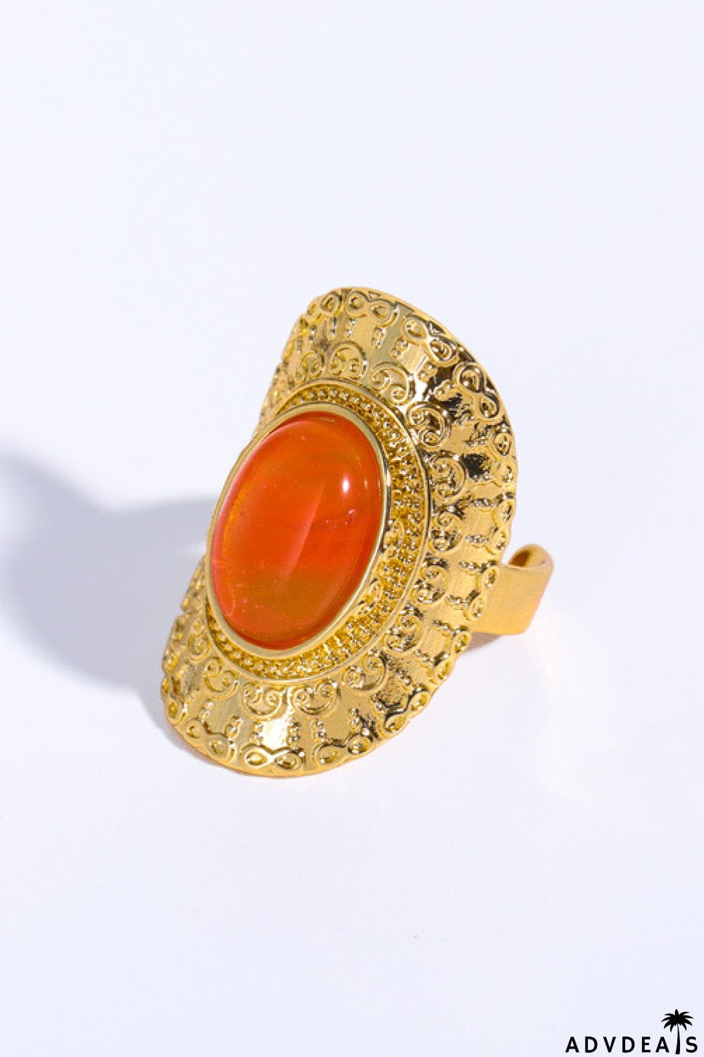 Natural Stone Copper Ring