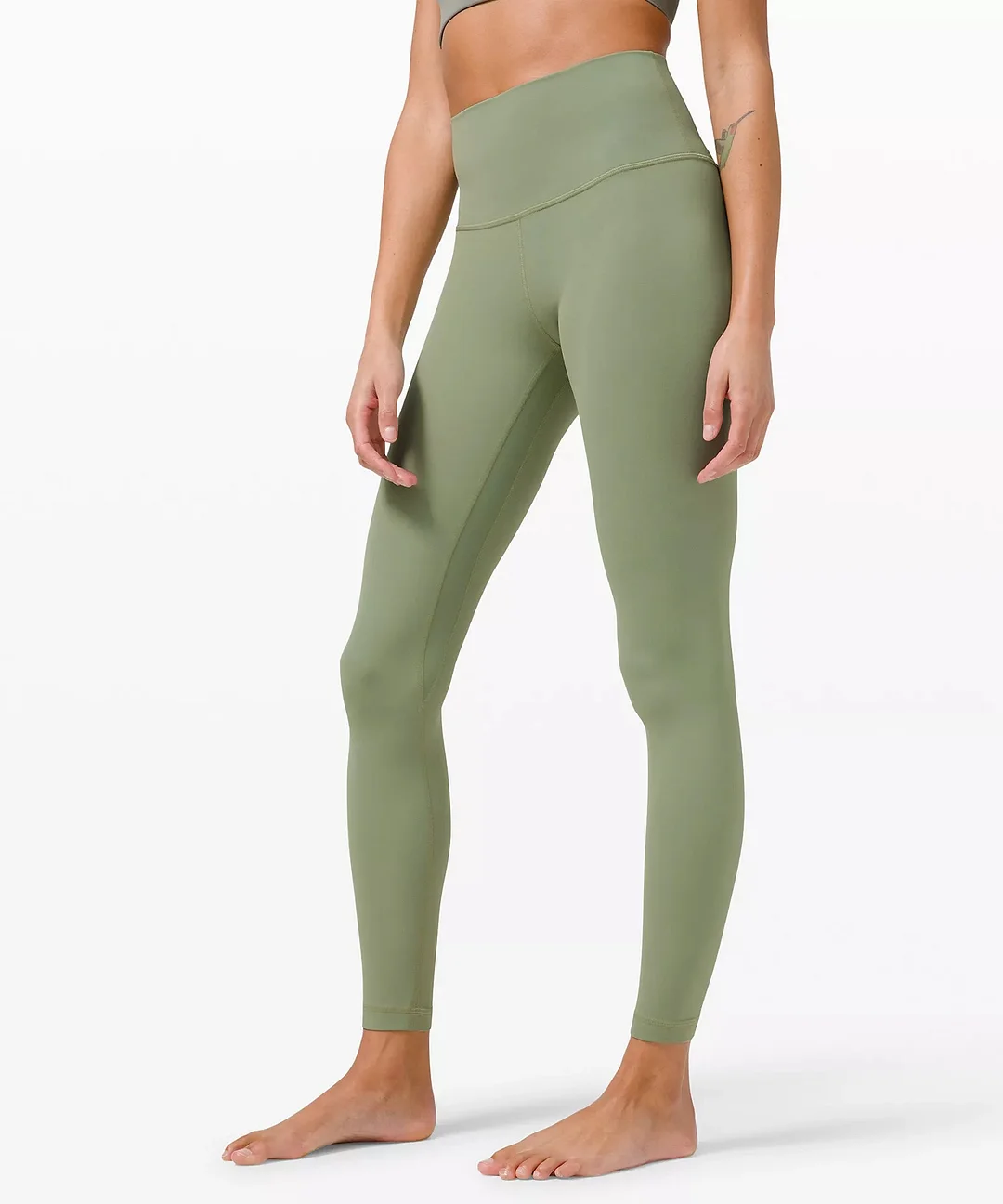 High-Rise Pant 28"- Willow Green
