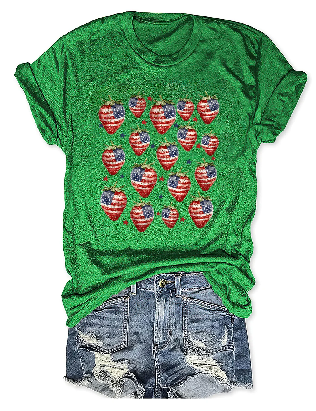 4th Of July Strawberries T-Shirt