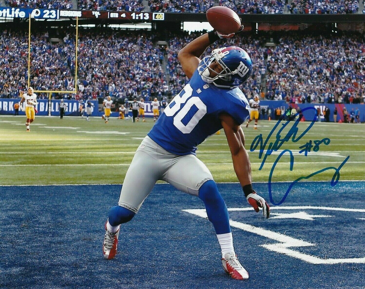 Victor Cruz Autographed Signed 8x10 Photo Poster painting ( Giants ) REPRINT