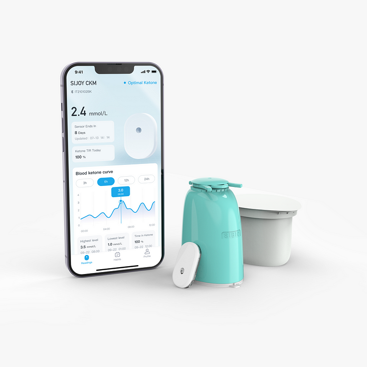 SiBio KS1 Continuous Ketone Monitoring Sensor