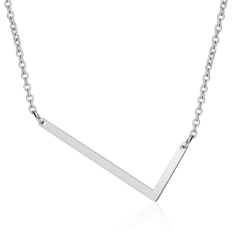 Stainless Steel Fashion Polishing Letter Necklace