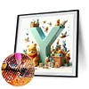 Diamond Painting -5D Full Round Drill Letter Y