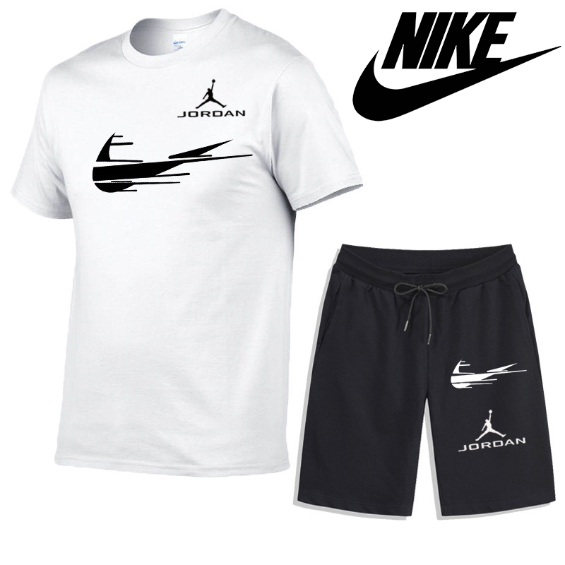 🔥Akciós ár olcsóbb🔥Nike Jordan joint casual rövid ujjú + alkalmi rövidnadrág kétrészes szett