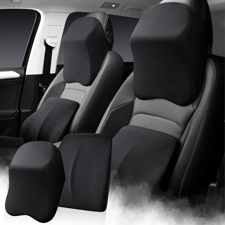 Car Seat Headrest & Lumbar Cushion