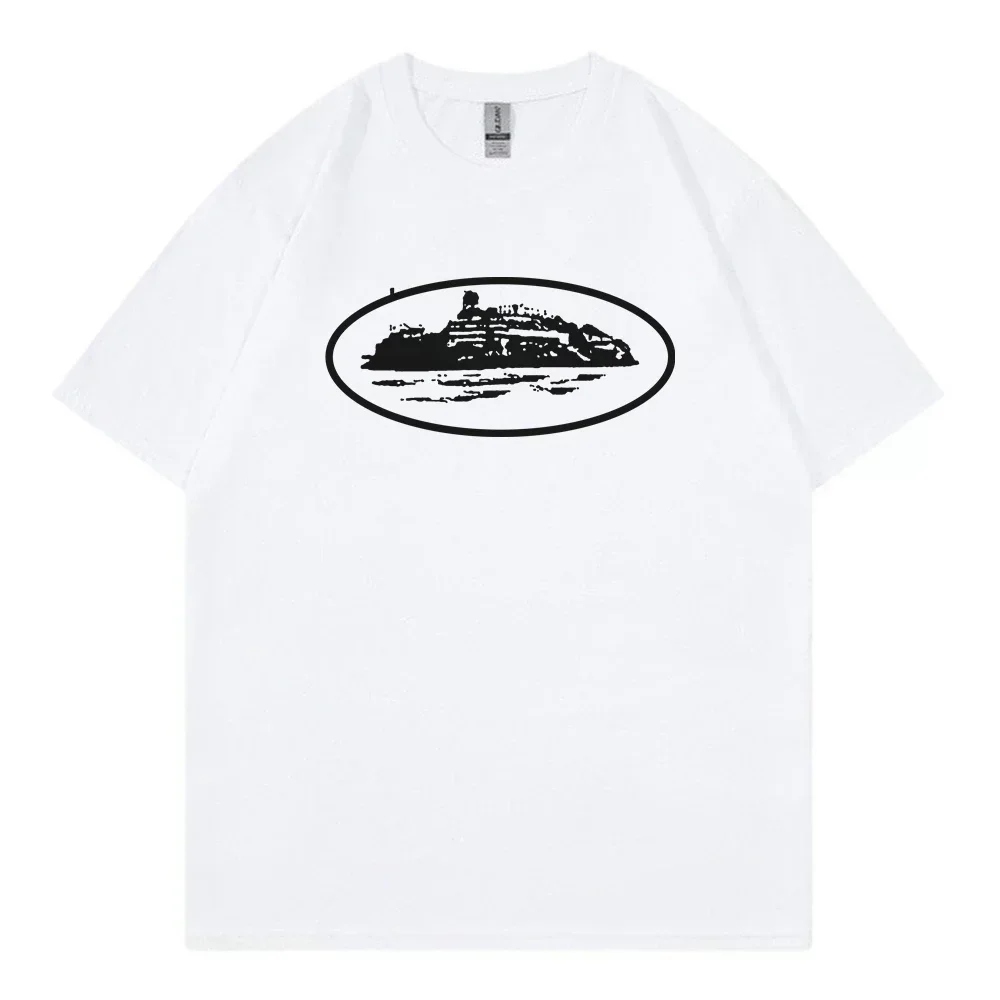 Unisex Vintage Trend Printed Casual Crew Neck Cotton Short SleeveT-shirts  