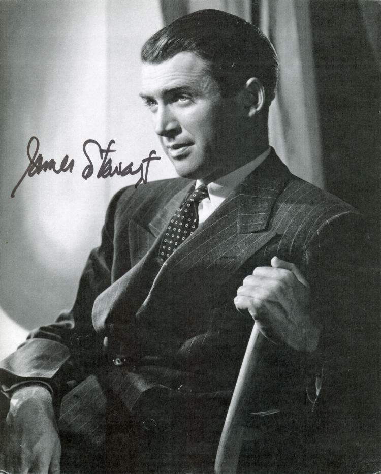 JAMES 'JIMMY' STEWART Signed Photo Poster paintinggraph - Film Actor - preprint