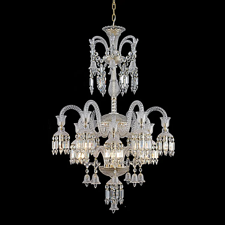 Irene 12 Lights Baccarat Crystal Lamp Luxury Chandelier