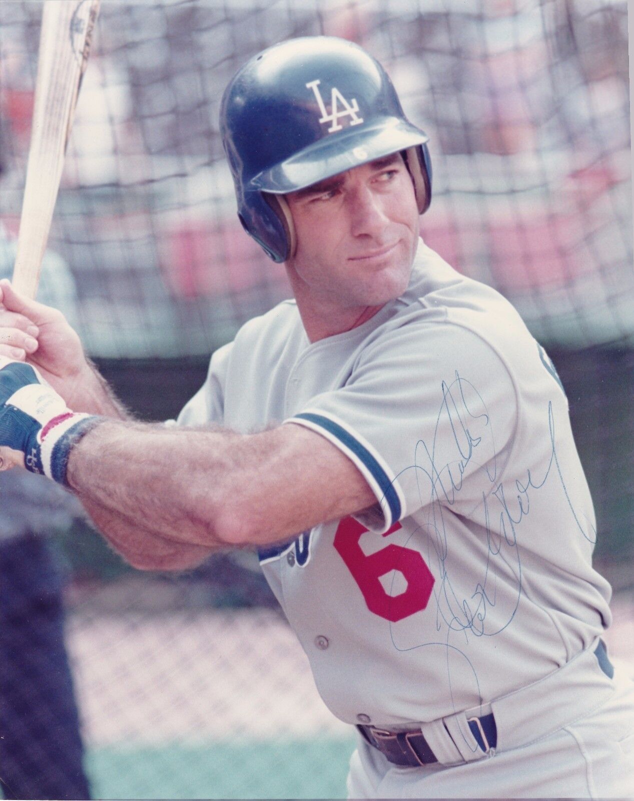 Steve Garvey Los Angeles Dodger Autographed 8 x 10