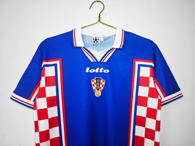 Retro 1998 Croatia Away Football T-Shirt Thai Quality