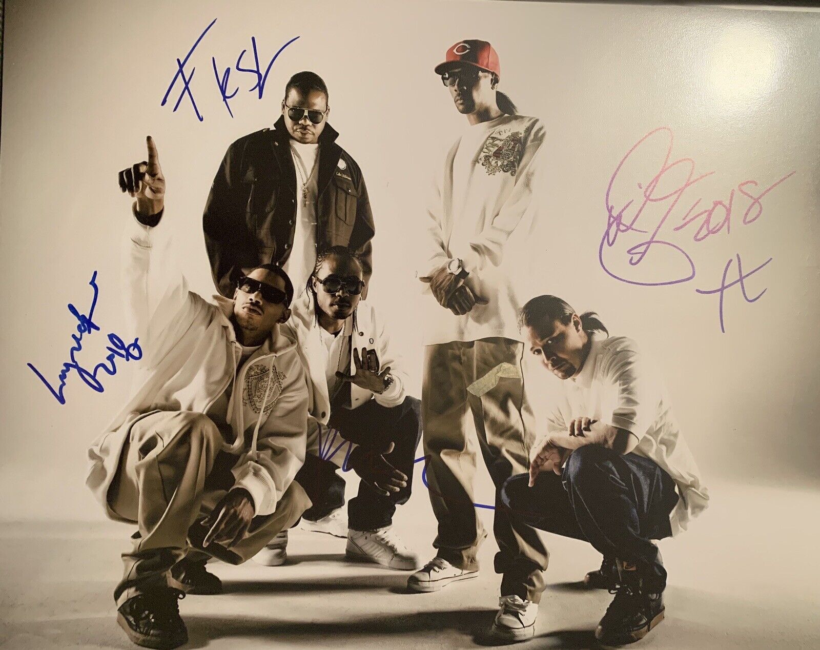 bones thug n harmony Signed 11x14 Photo Poster painting Picture Auto