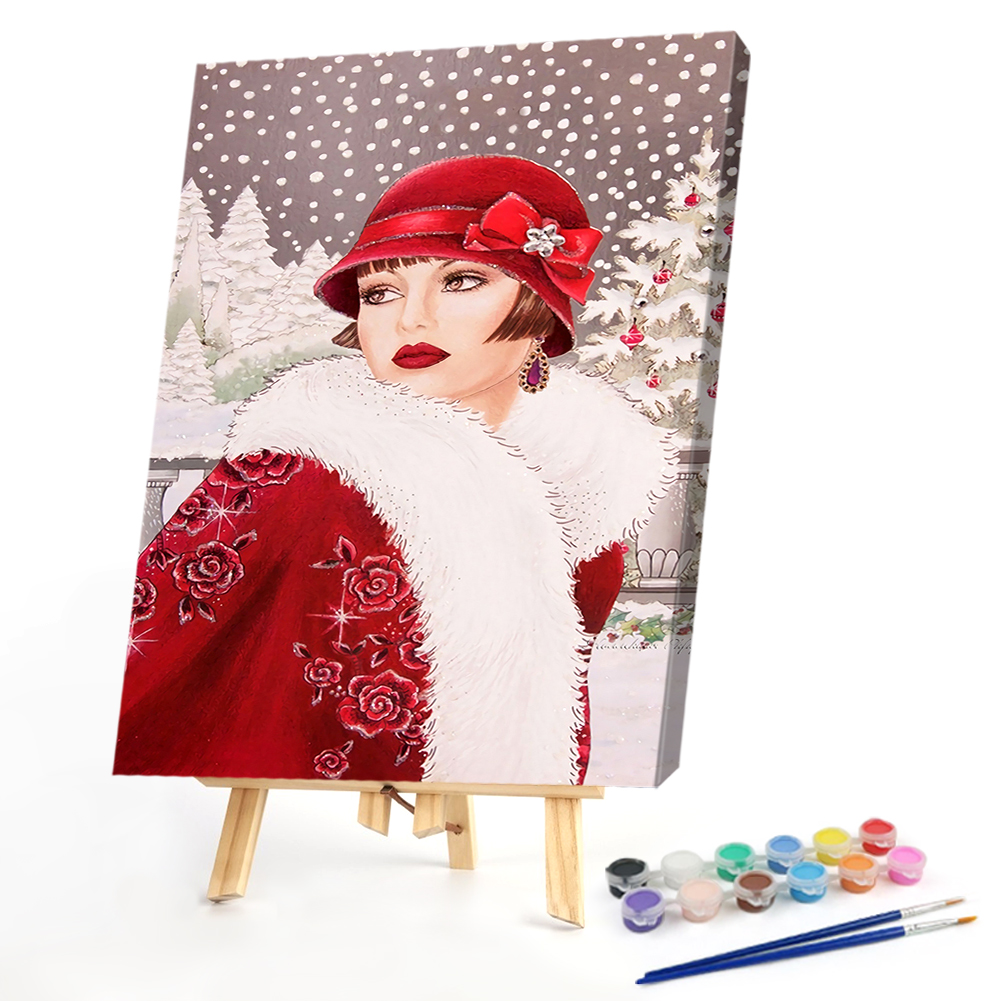 

40*50CM - Paint By Numbers - Rich Lady, 501 Original