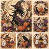 Kit de peinture de perles DIY pour Halloween avec perles de perles avec cadre 30x30cm