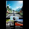 Compact Panoramic Action Camera Anti-Shake WiFi Mini Sports Camera 2.0in Flip Screen with Magnetic Neck Strap for First-person View Shooting