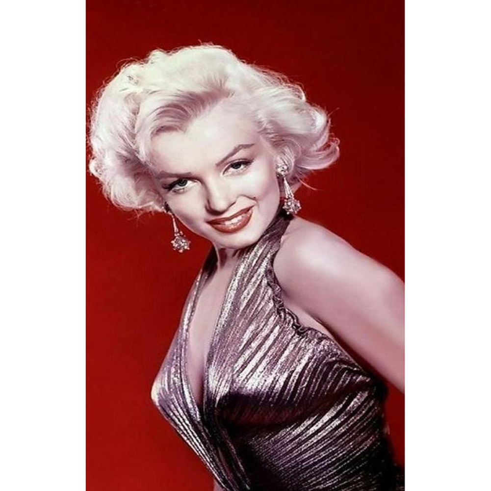 

30*40CM-Marilyn Monroe Beadwrok-Round Drill Diamond Painting, 501 Original