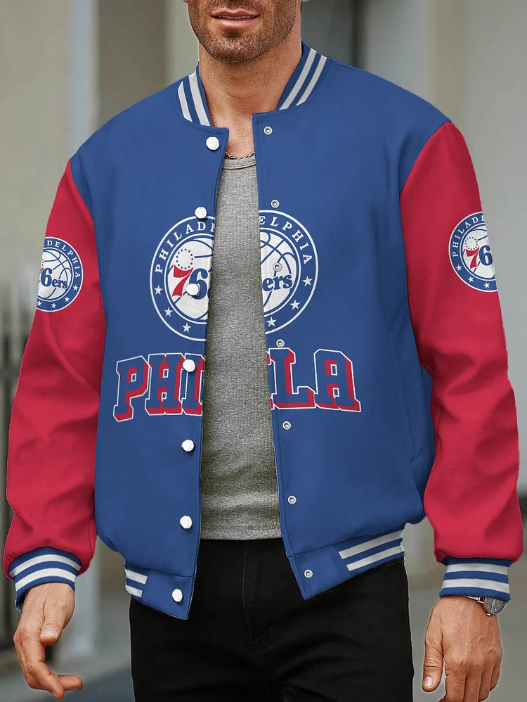 Philadelphia 76ers Limited Edition Full-Snap Casual Jacket