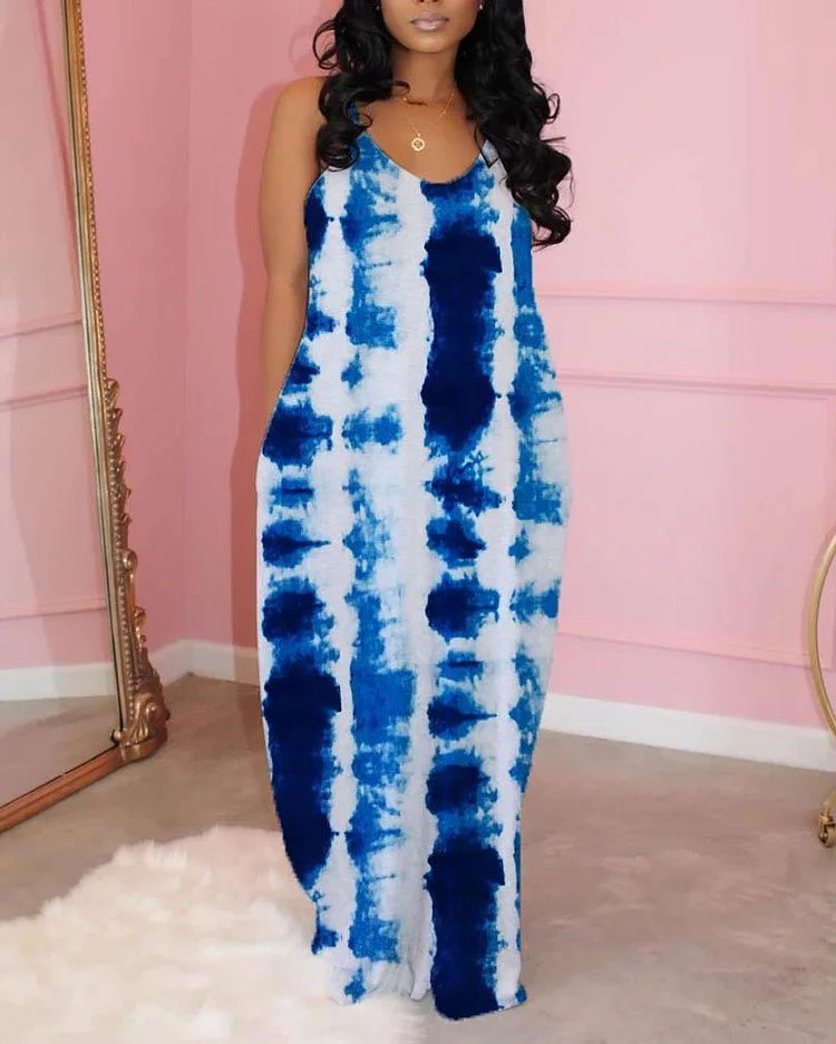 Tie-dye Print Dress