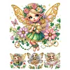 (US Local)4Pack Elf Fairy-Crystal Rhinestone Diamond Painting(30x30cm)
