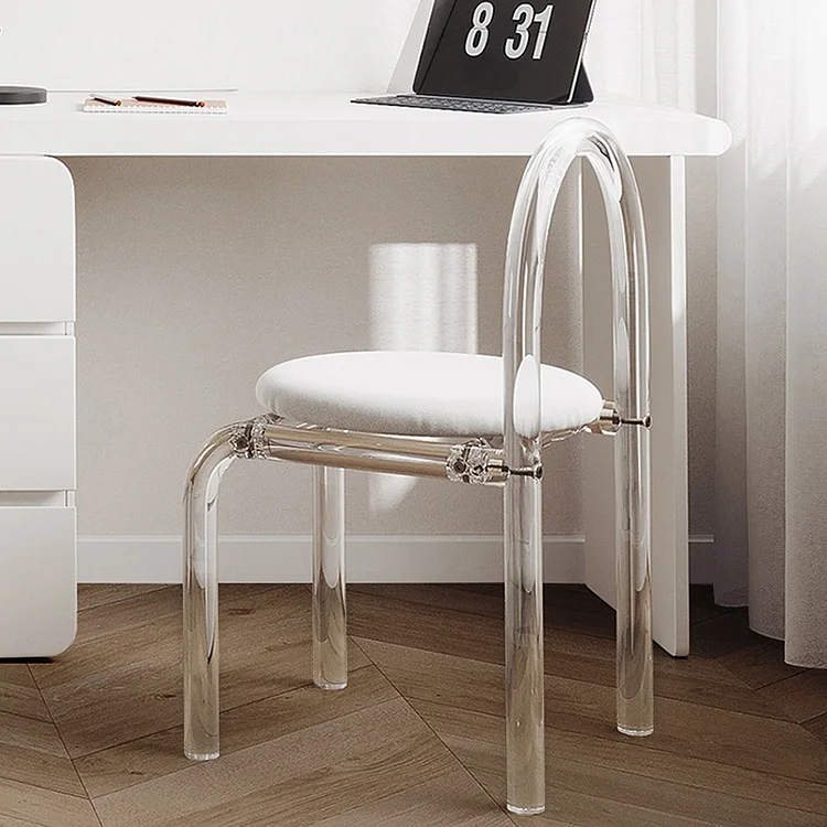 Homemys Clear Modern Acrylic Dining Chair