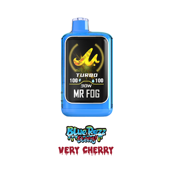MR FOG NOVA BLUE RAZZ STEEZY VERY CHERRY