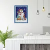 Snowman - 14CT Stamped Cross Stitch Kit(30x21cm)
