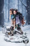 1/6 Scale Sibling Bond Tanjiro Kamado & Nezuko Kamado - Demon Slayer: Kimetsu No Yaiba Resin Statue - Saoirse Studio