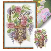Flower Street Lights-14CT Stamped Cross Stitch 27*38cm/10.63*14.96in tapestrymarket