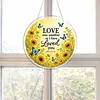 Letters DIY Diamond Painting Acrylic Special Shape Pendant Hanging Kit